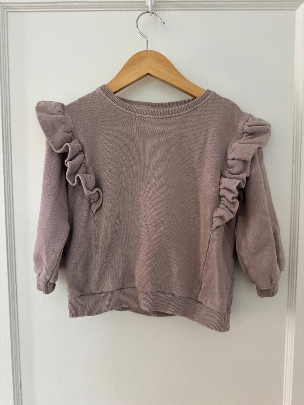 Zara Ruffle Sweatshirt Toddler 4